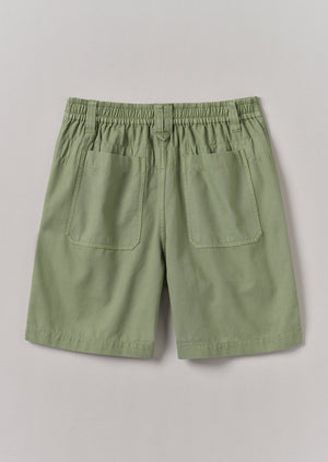 Cotton Canvas Shorts | Light Sage