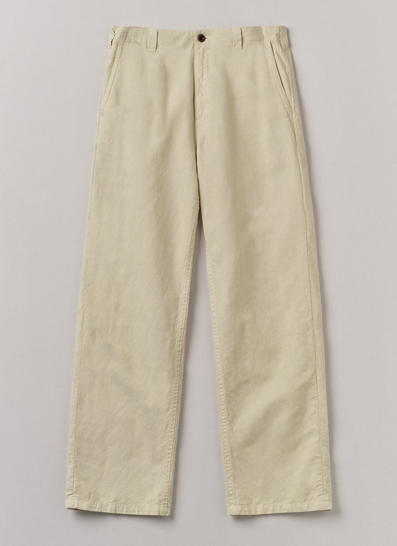 Rory Cotton Linen Drawstring Trousers | Wood Ash