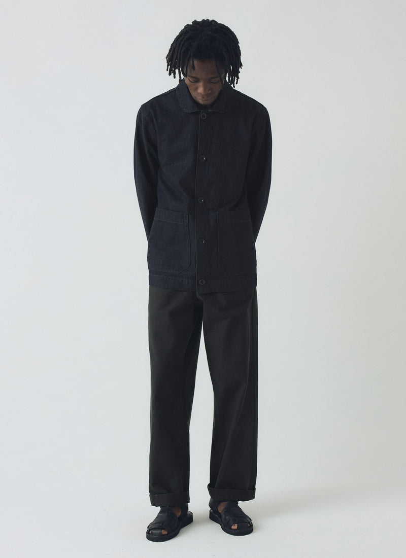 Rory Cotton Canvas Trousers | Slate
