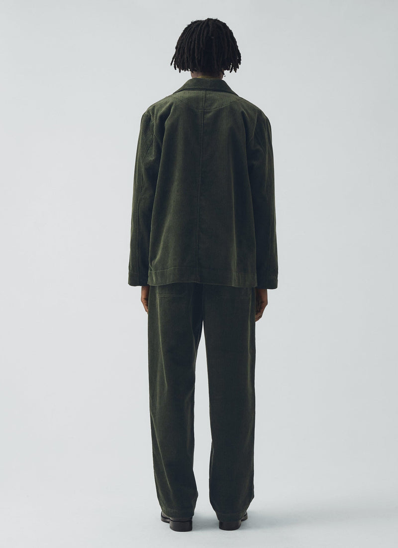 Rory Organic Cord Trousers | Pine