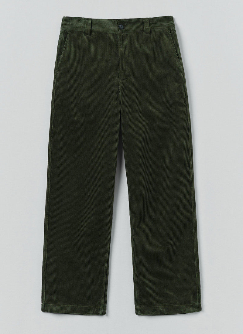 Rory Organic Cord Trousers | Pine