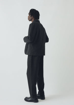 Duncan Brushed Cotton Trousers | Dark Olive