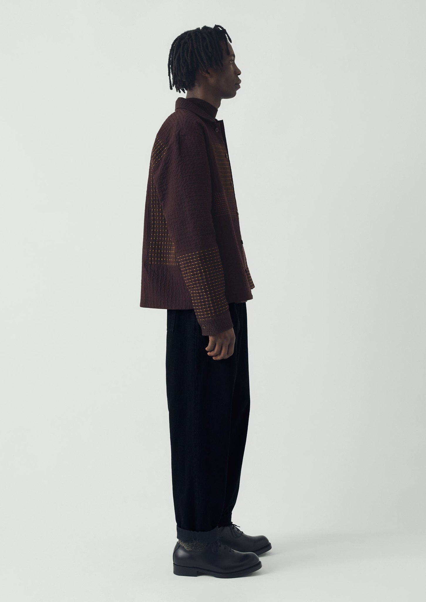 Elliot Denim Tapered Trousers | Carbon Black