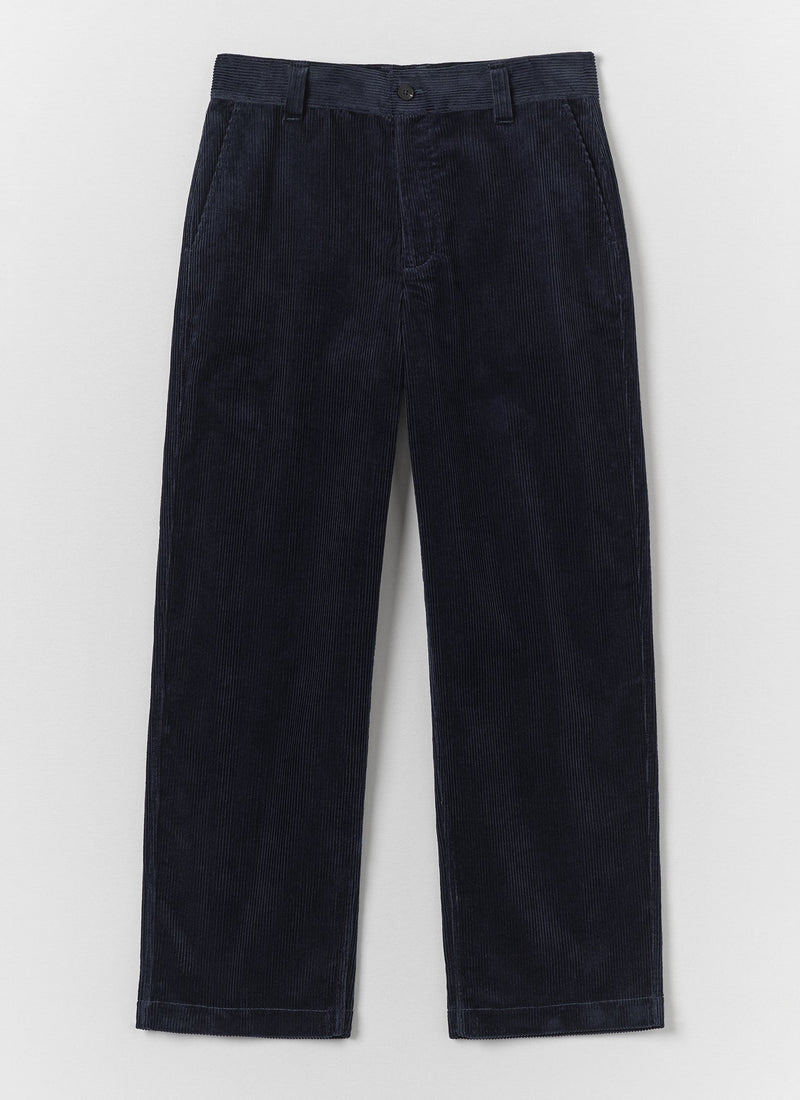 Rory Cotton Cord Trousers | Dark Navy