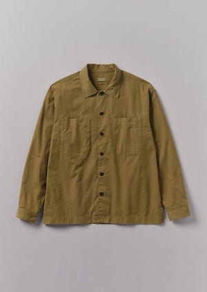 Garment Dyed Cotton Twill Shirt | Golden Sand