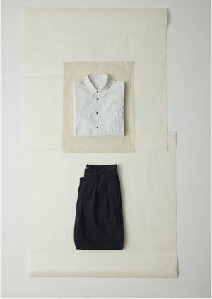 Jacquard Stripe Shirt | Shale Stone
