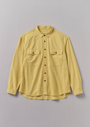 Garment Dyed Oxford Workwear Shirt | Soft Topaz