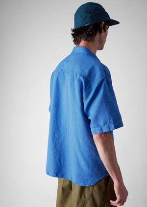 Pullover Short Sleeve Shirt | Sea Blue