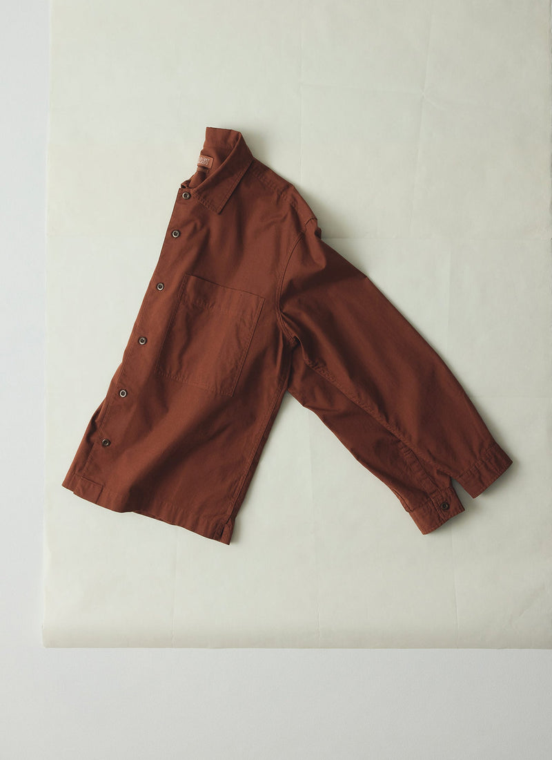 Garment Dyed Oxford Shirt | Cinnamon