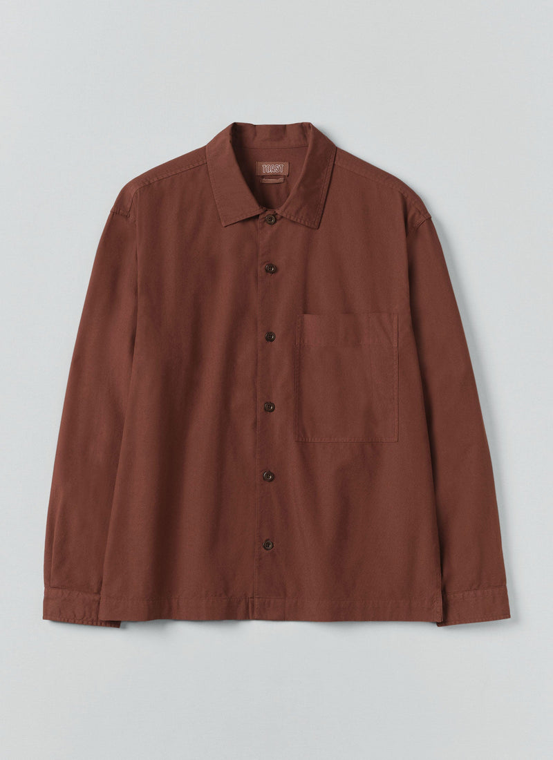 Elis Garment Dyed Oxford Shirt | Cinnamon