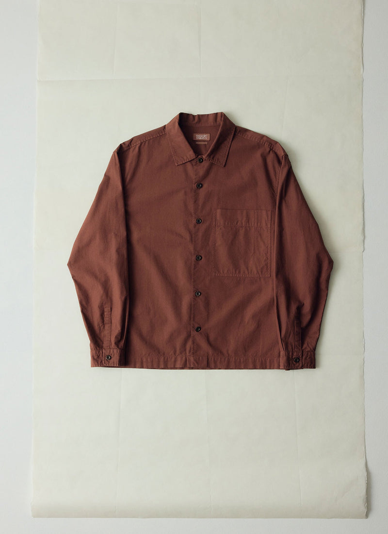 Garment Dyed Oxford Shirt | Cinnamon
