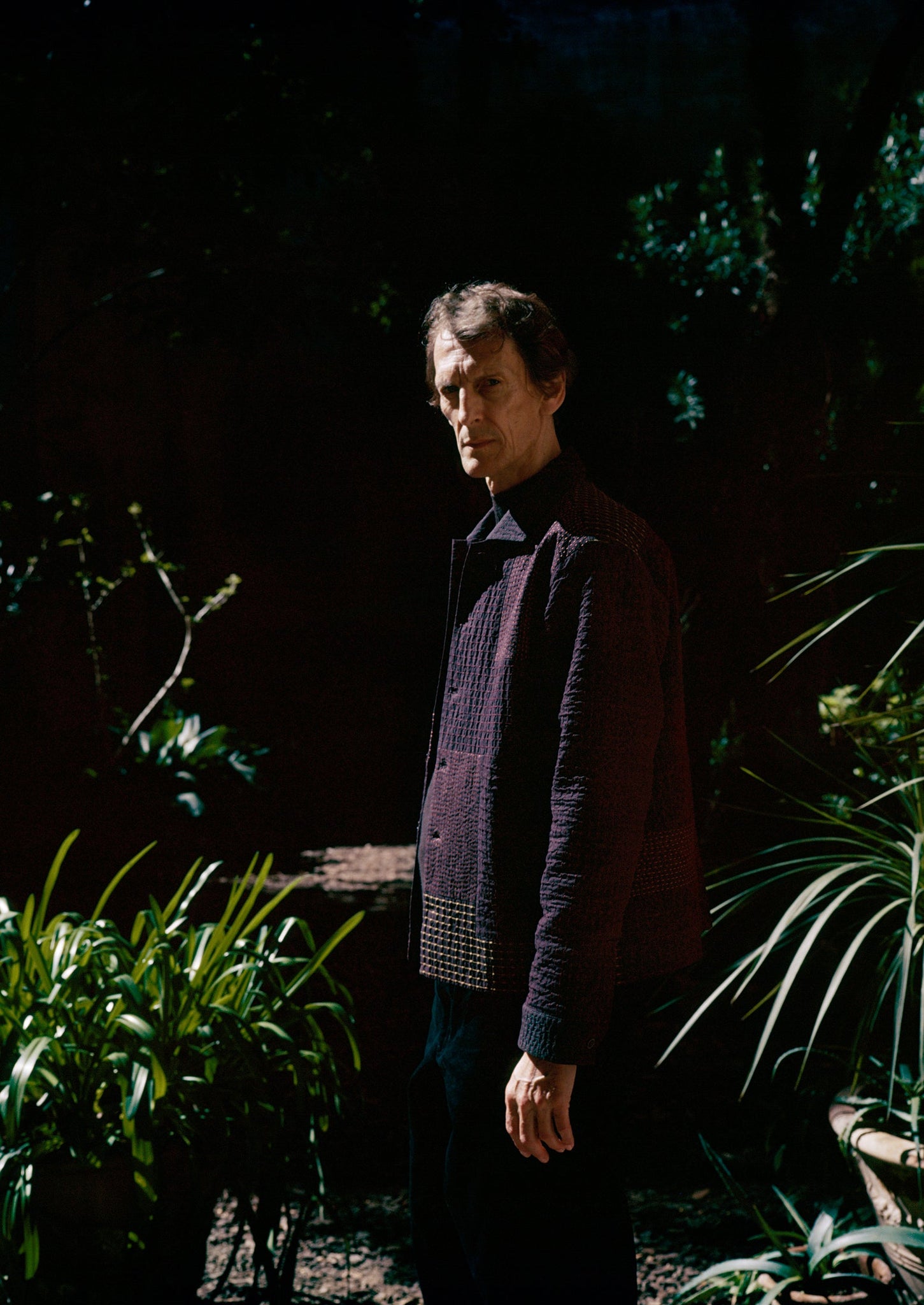 Patchwork Kantha Stitch Shirt | Black Walnut