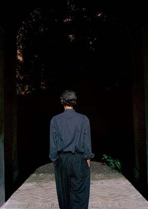 Brushed Cotton Workwear Shirt | Charcoal Grey