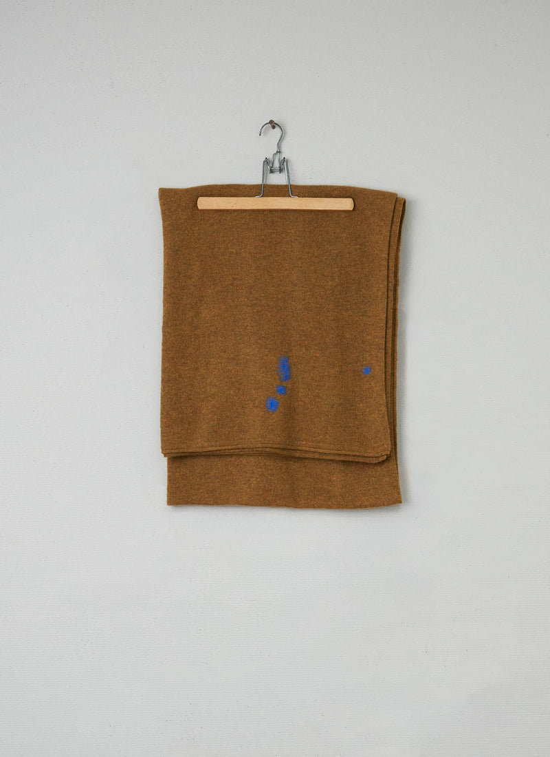 Renewed Cashmere Wool Wrap Scarf One Size (004) | Ochre