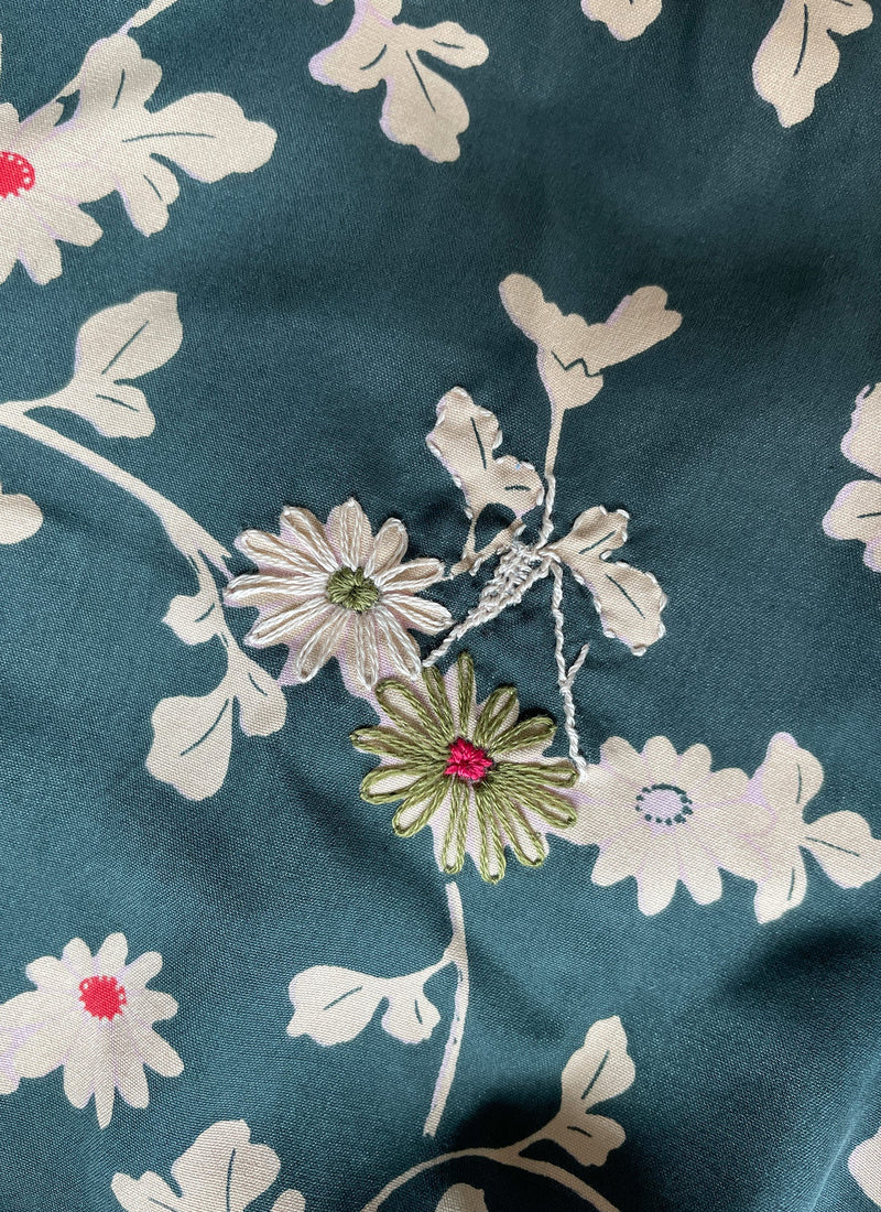 Renewed Trailing Floral Dress Size 14 | Irone Stone