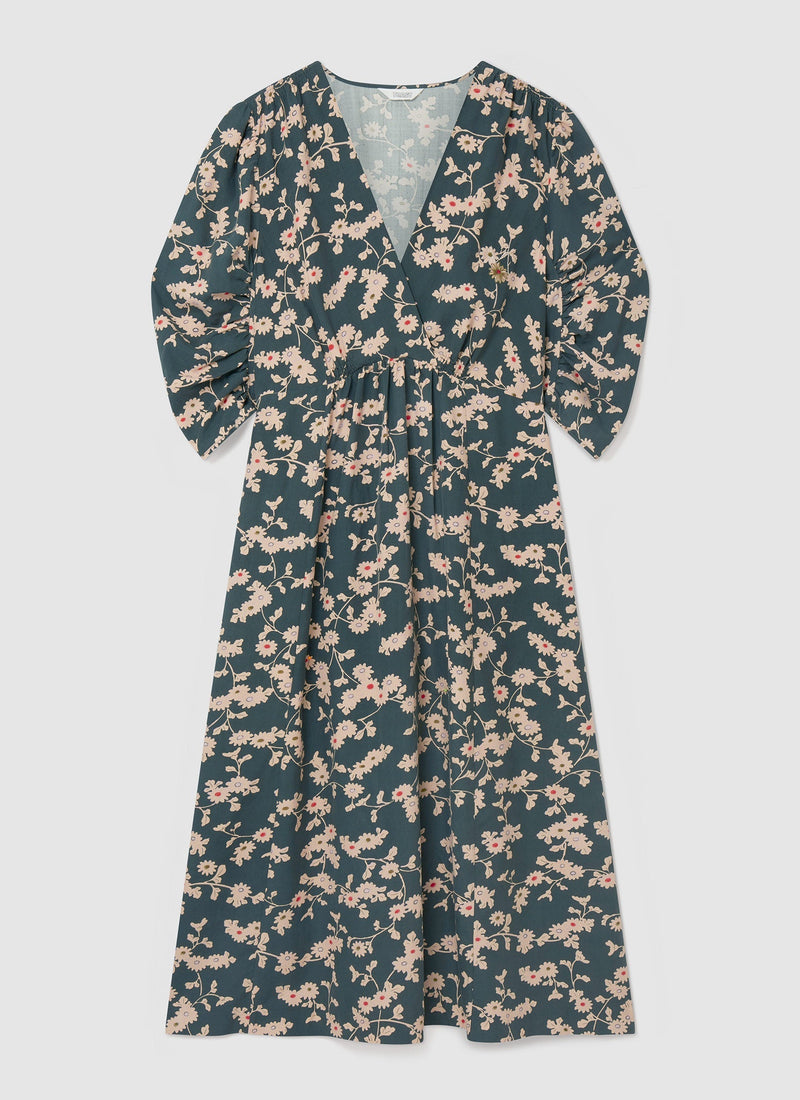 Renewed Trailing Floral Dress Size 14 | Irone Stone