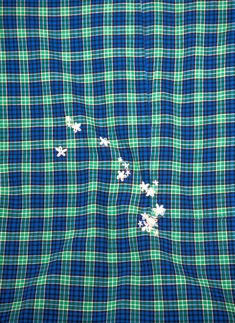 Renewed Kala Check Shirt Size 12 (55) | Blue/Green