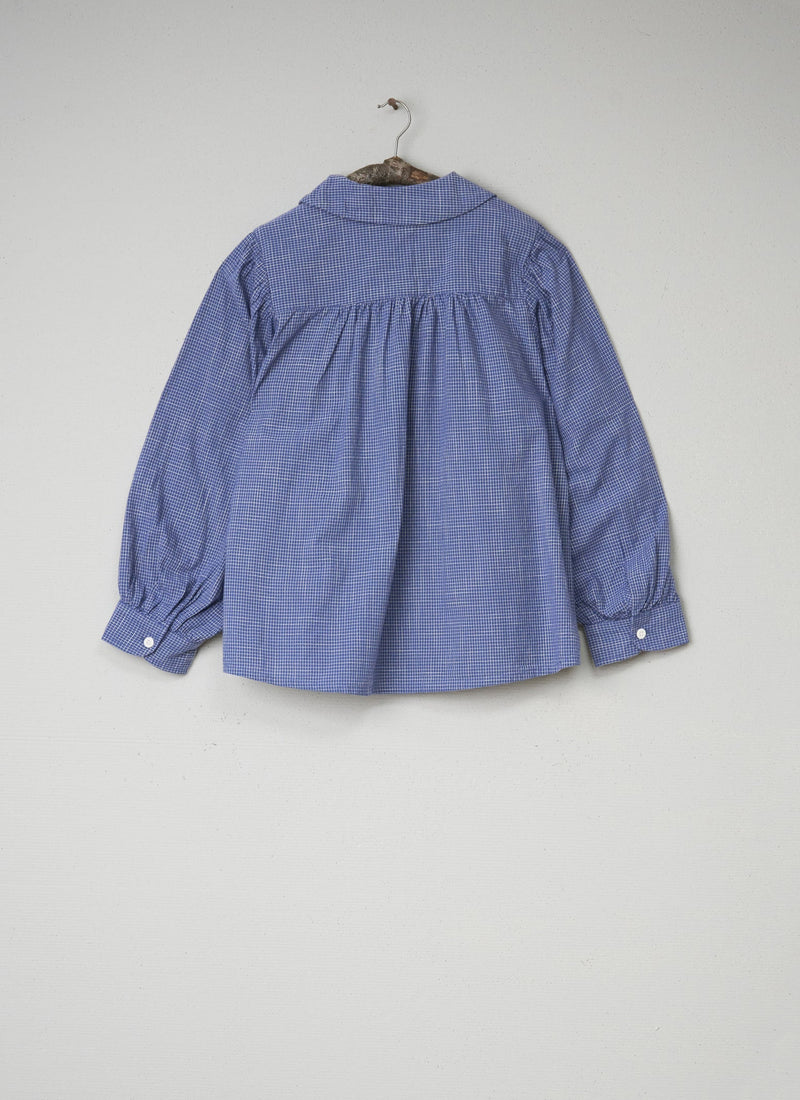 Renewed Slubby Check Cotton Shirt Size 12 (041) | Sapphire