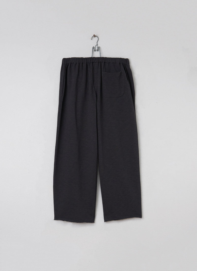 Renewed Loop Back Jersey Trouser Size L (045) | Charcoal