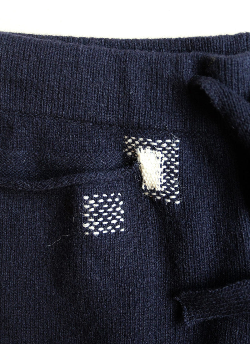 Renewed Recycled Cashmere Trousers Size M | Navy