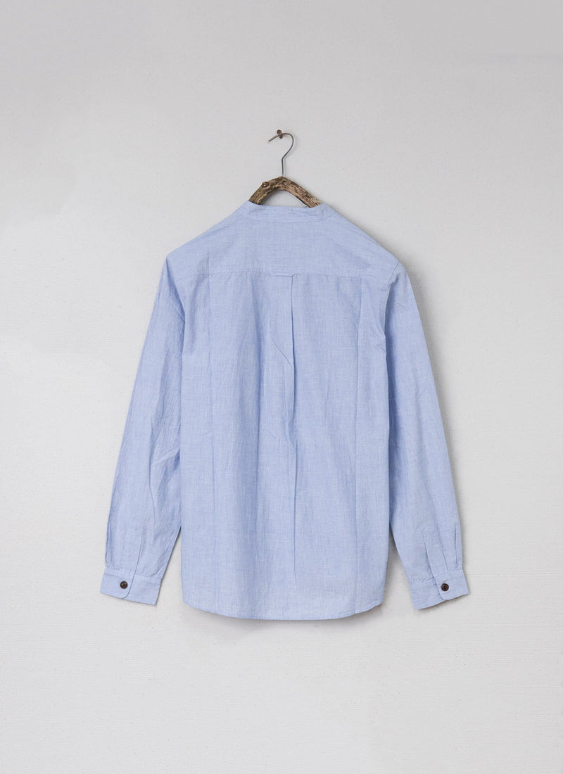 Renewed Jasper Chambray Shirt Size M (002) | Chambray Blue