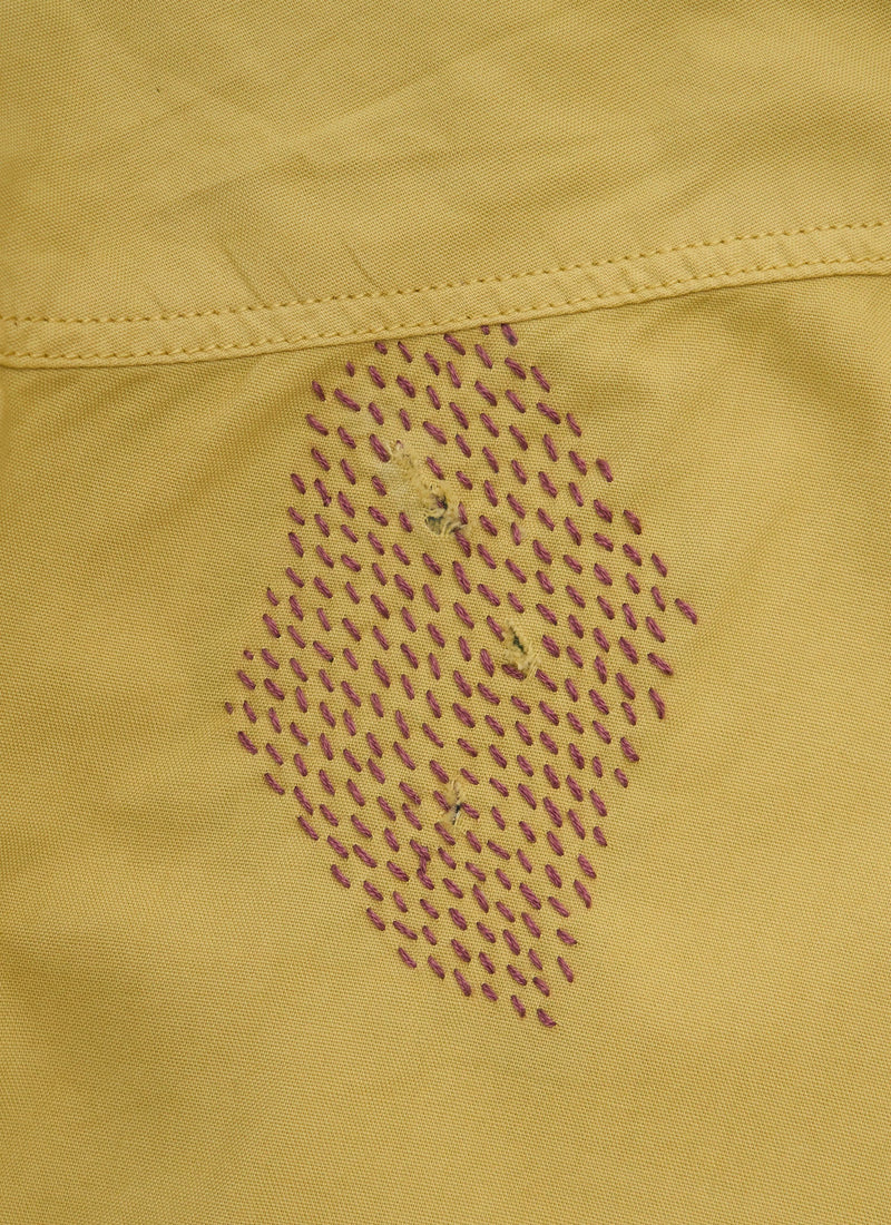 Renewed Garment Dyed Oxford Workwear Shirt XL (06) | Soft Topaz