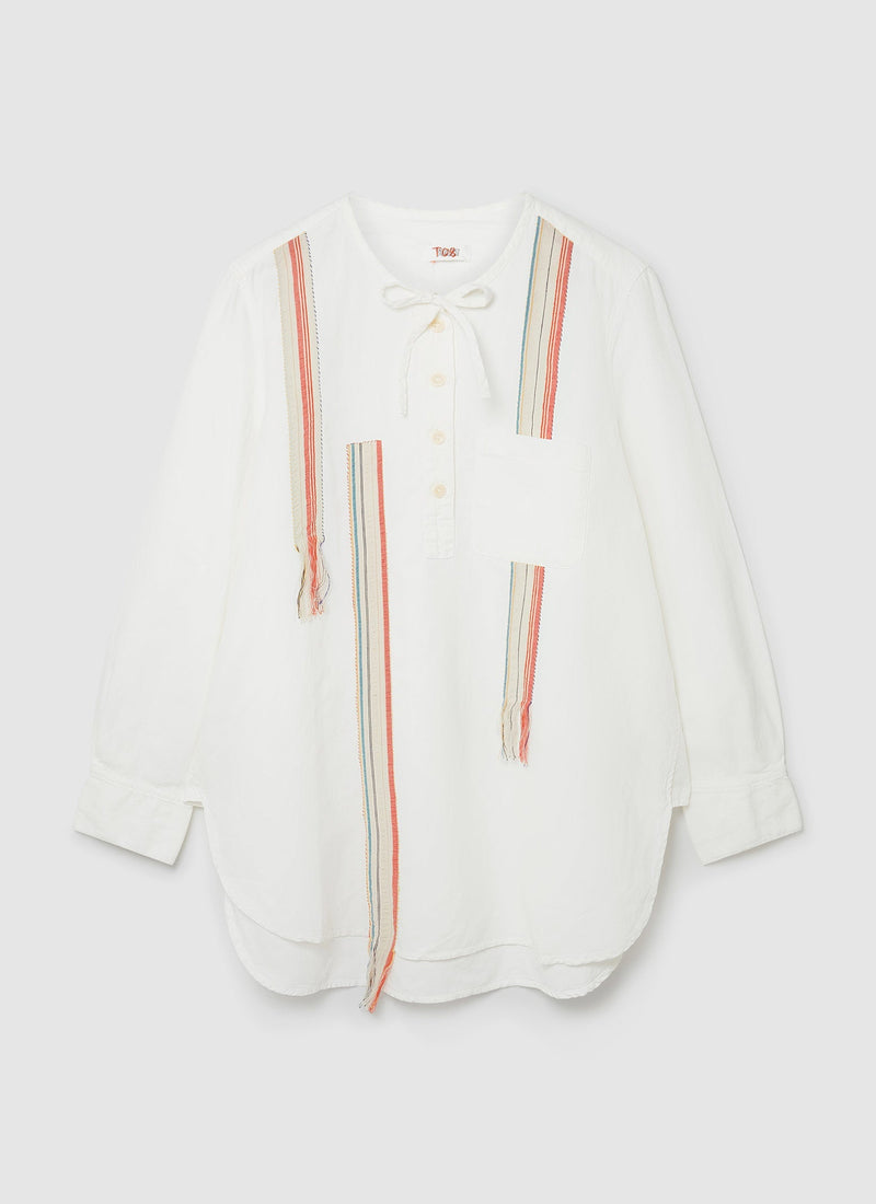 Renewed Tom of Holland Cotton Shirt Size 18 | Ecru