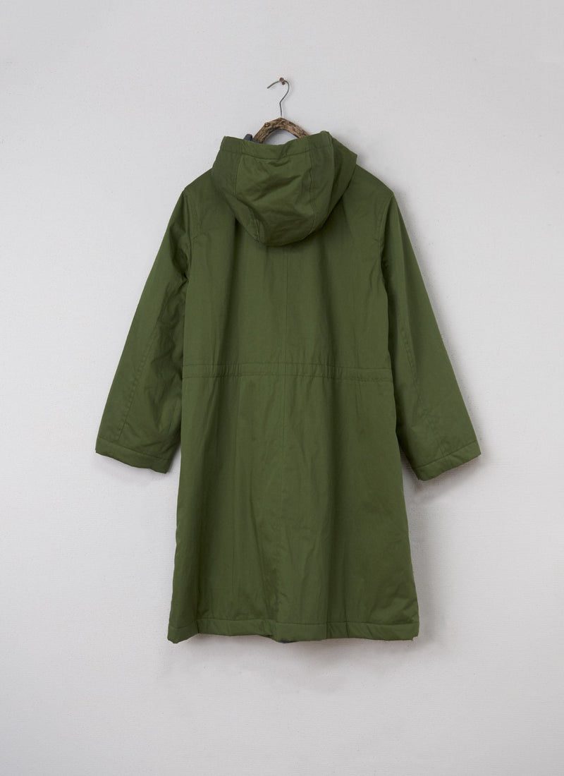 Renewed Cotton Parka Size 14 (004) | Olive Grove