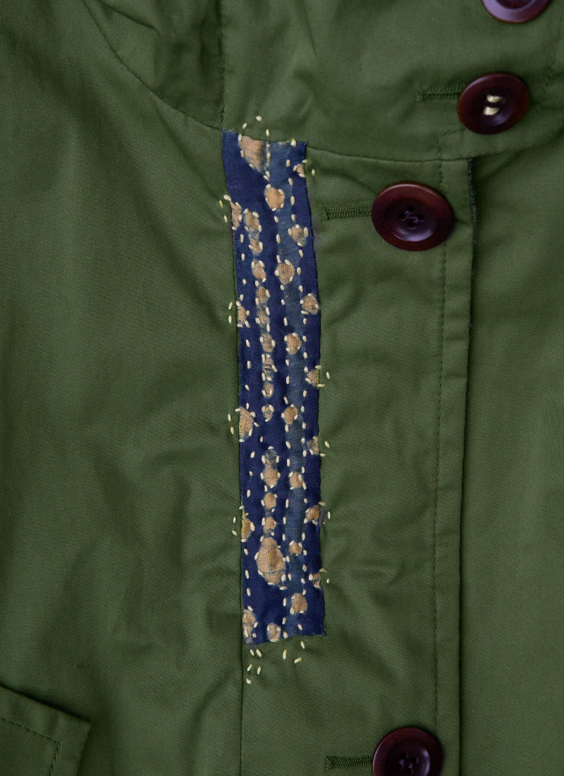 Renewed Cotton Parka Size 14 (004) | Olive Grove