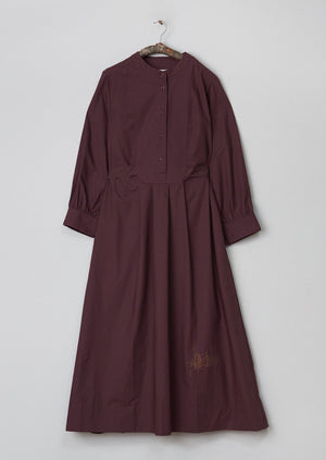 Renewed Pique Bib Front Poplin Dress Size 8 (081) | Hickory