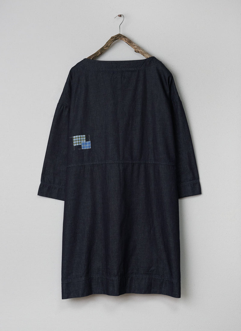 Renewed Ivy Denim Tunic Dress Size XL (078) | Indigo