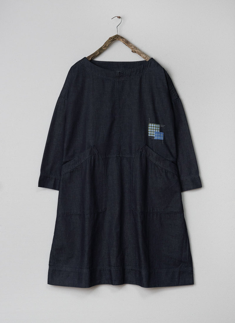 Renewed Ivy Denim Tunic Dress Size XL (078) | Indigo