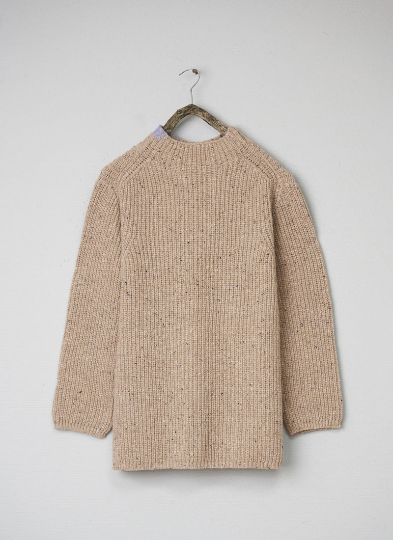Renewed Fishermans Rib Donegal Sweater Size M (117) | Cobble