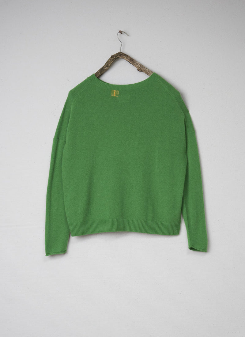 Renewed Wool Cashmere Sweater Size M (116) | Grass