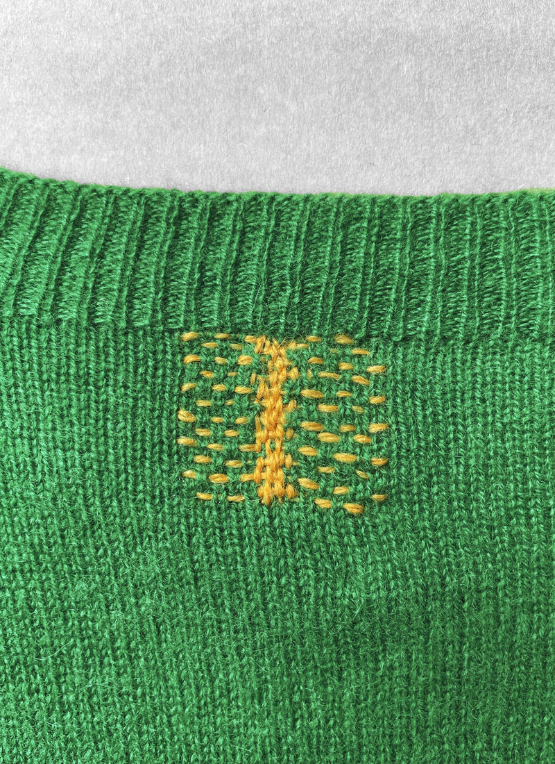 Renewed Wool Cashmere Sweater Size M (116) | Grass