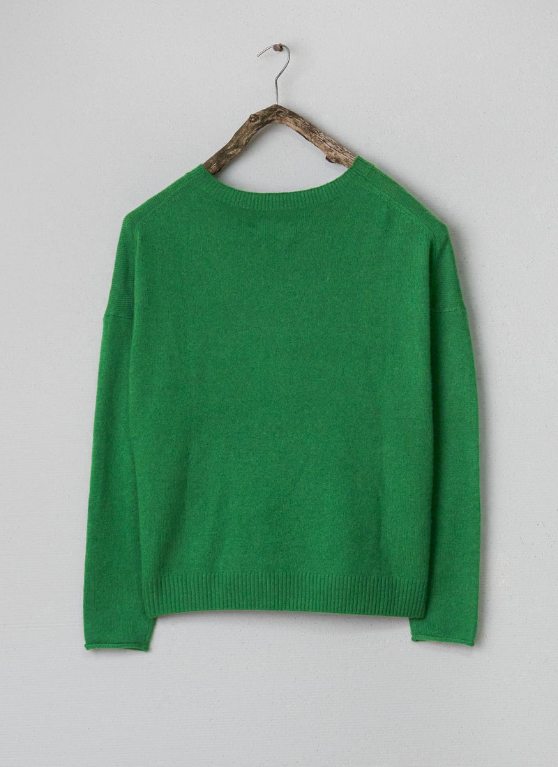 Renewed Wool Cashmere Sweater Size S (126) | Grass