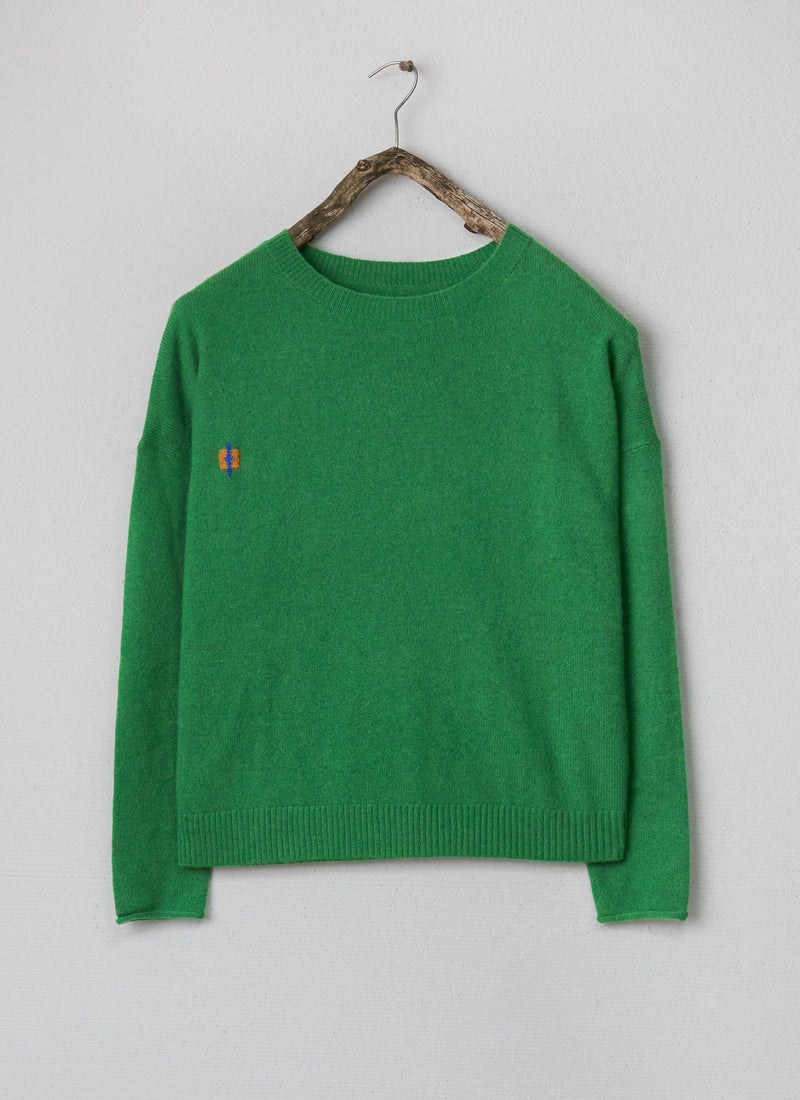 Renewed Wool Cashmere Sweater Size S (126) | Grass