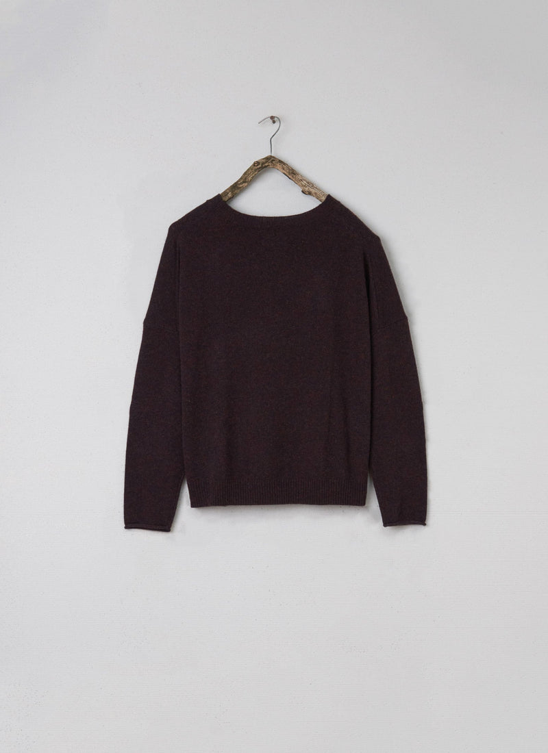 Renewed Wool Cashmere Sweater Size L (120) | Truffle