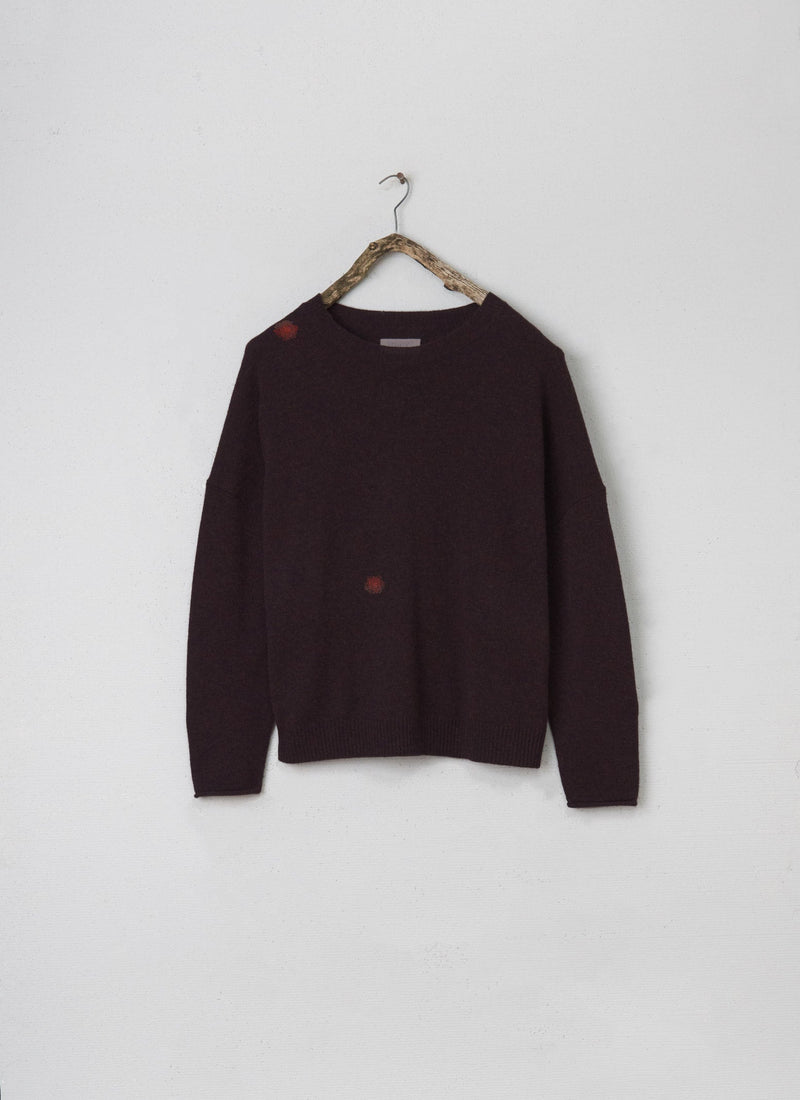 Renewed Wool Cashmere Sweater Size L (120) | Truffle