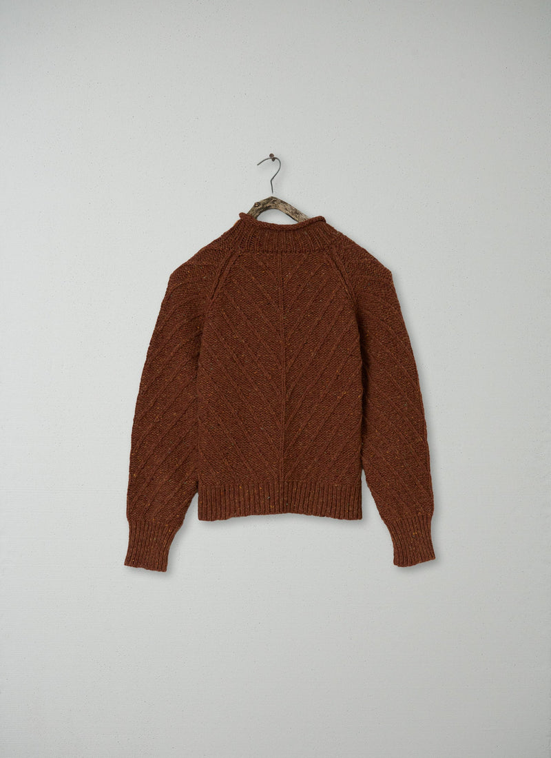 Renewed Ribbed Donegal Sweater Size S (129) | Firewood