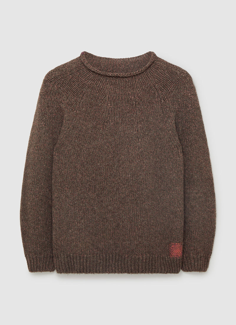 Renewed Seamless Yak Wool Sweater Size M | Yak Amber Marl