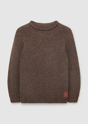 Renewed Seamless Yak Wool Sweater Size M | Yak Amber Marl