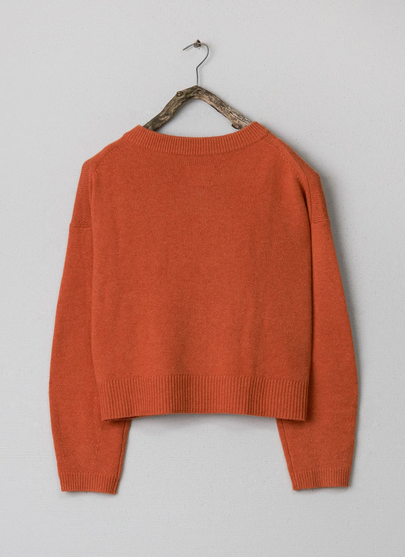 Renewed Wool Cashmere Cardigan Size M (127) | Spice