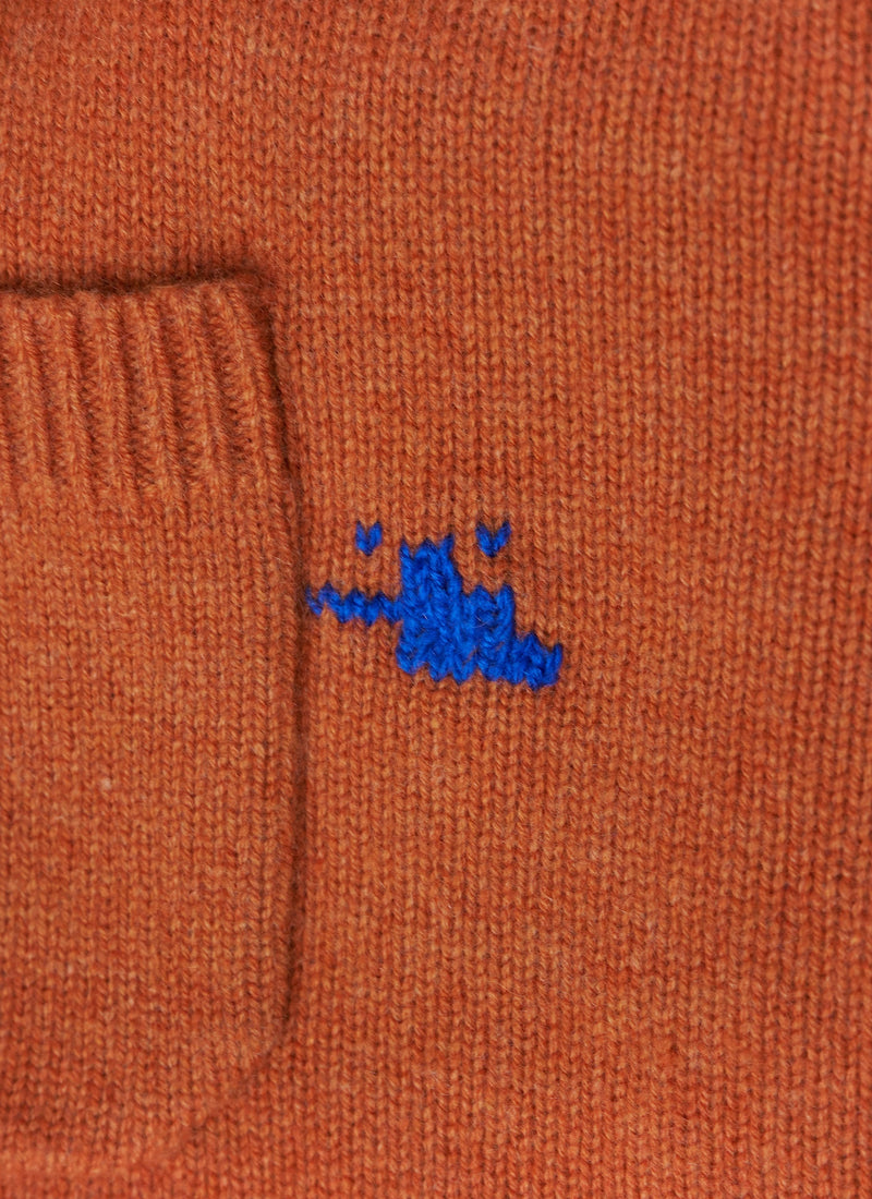 Renewed Wool Cashmere Cardigan Size M (127) | Spice