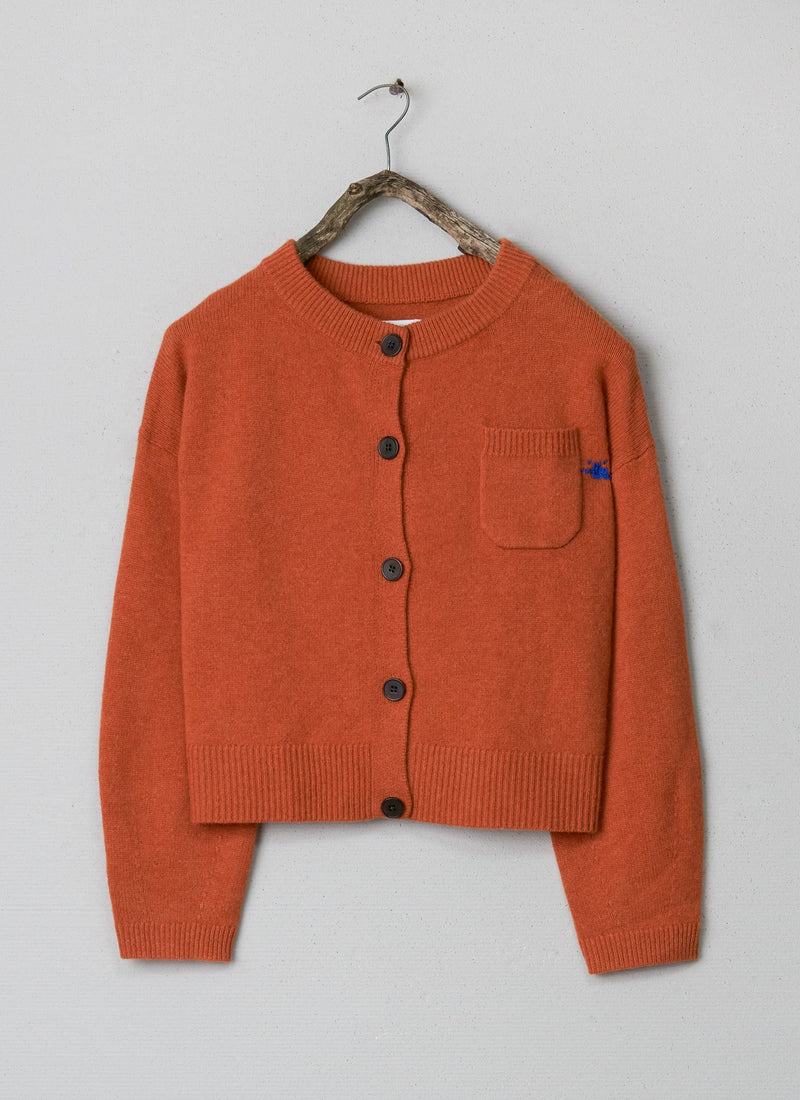 Renewed Wool Cashmere Cardigan Size M (127) | Spice