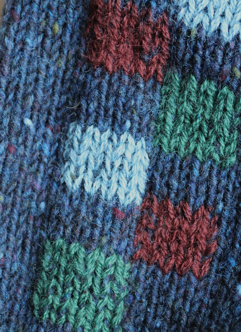 Renewed Donegal Wool Easy Sweater Size S | Midnight