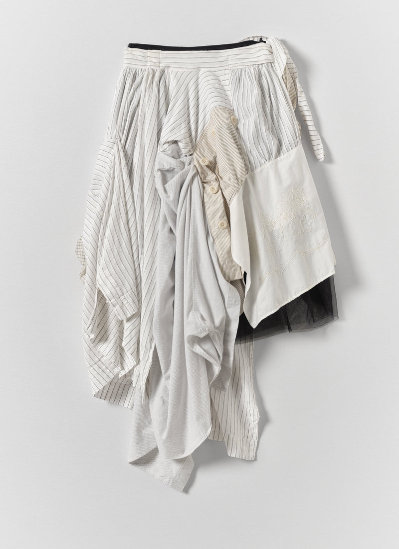 Renewed Striped Skirt By Bethany Williams | Ecru/Black