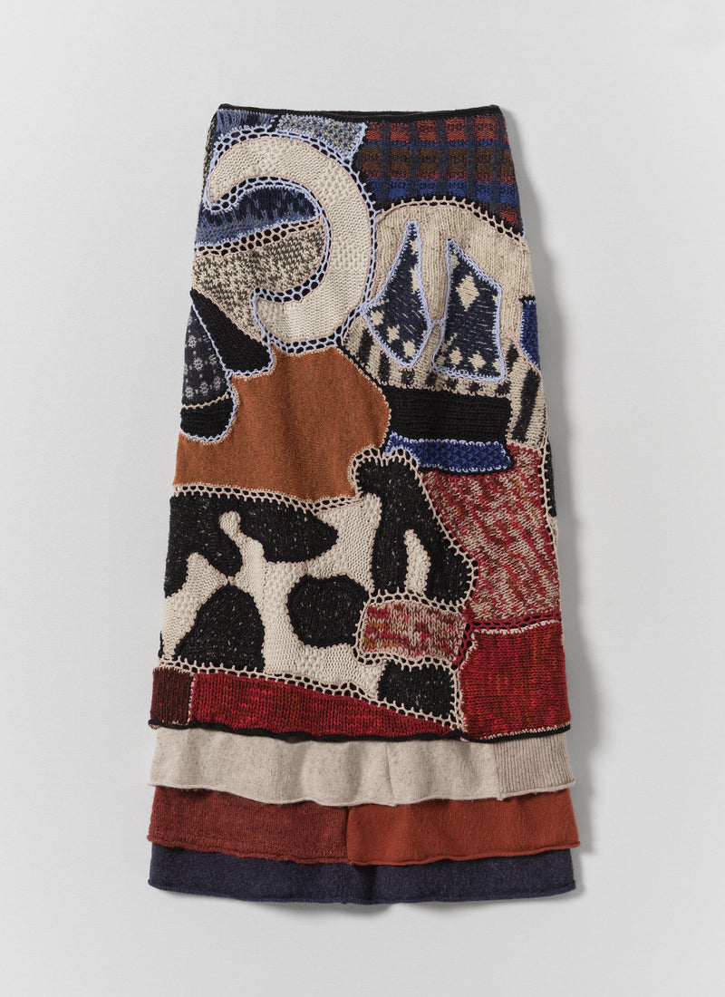 Renewed Knitted Skirt By Bethany Williams | Multi