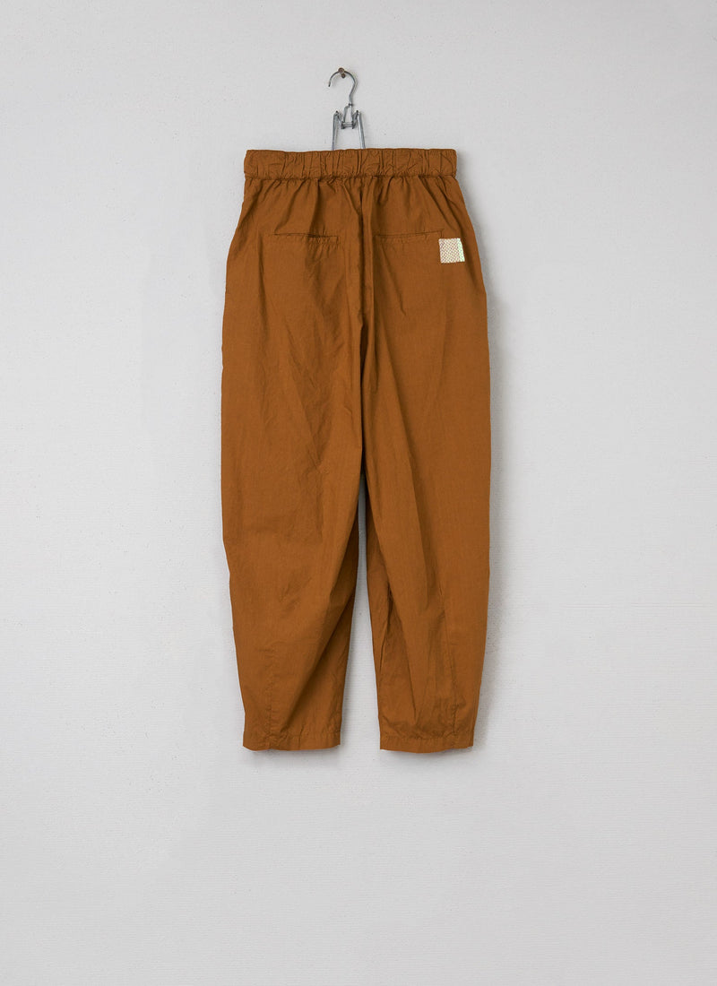 Renewed Easy Pleated Poplin Trousers Size 8 (046) | Copper