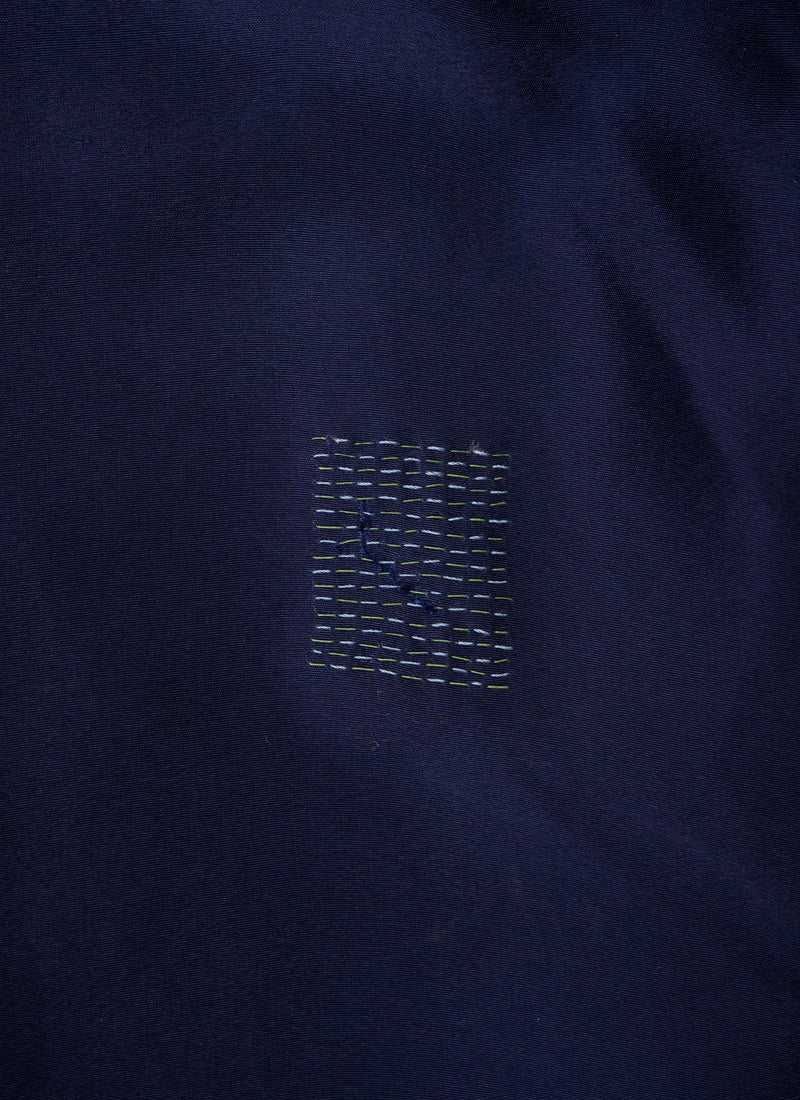 Renewed Silk Dupion Shirt Size 16 (044) | Royal Blue